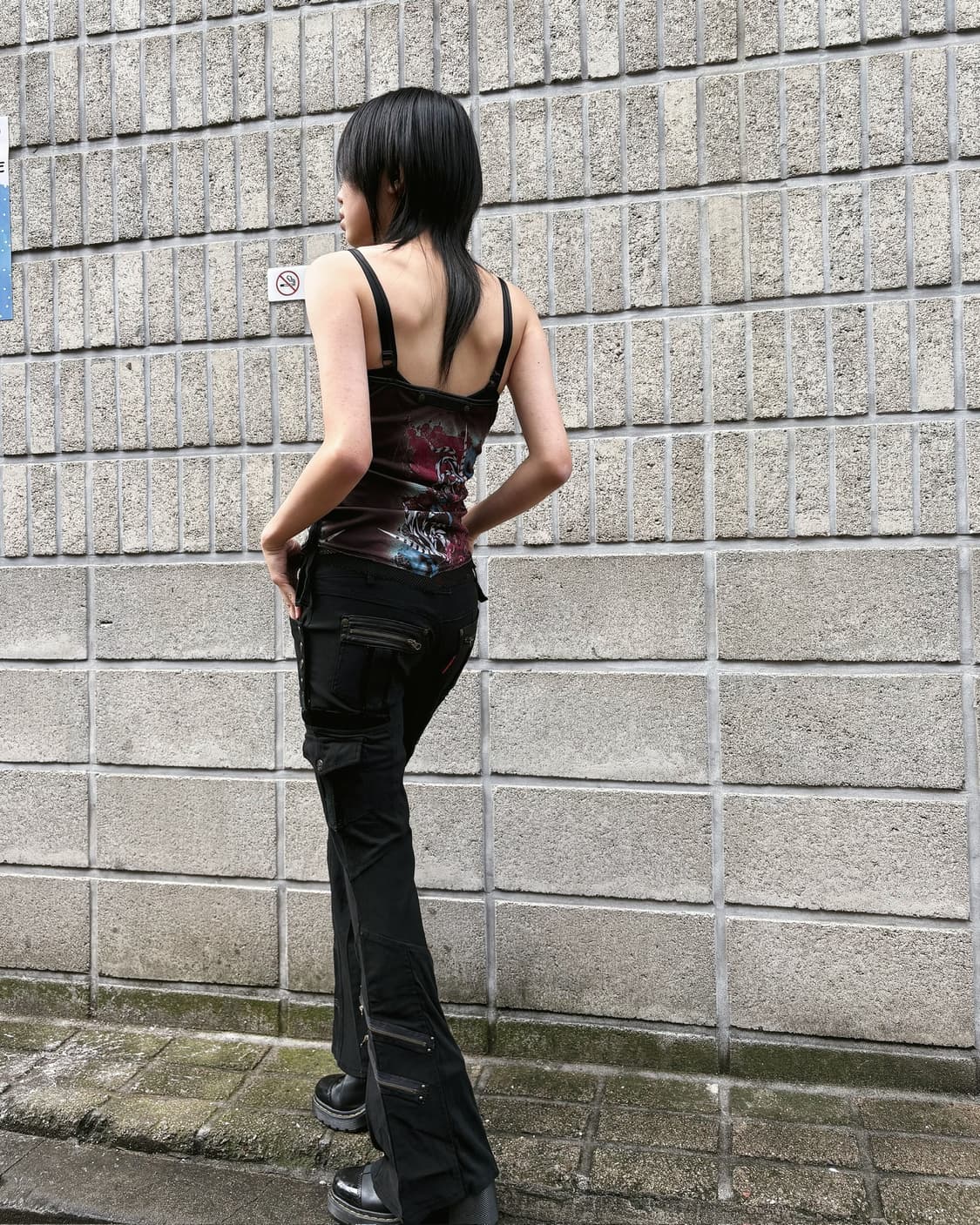 오즈온 오리엔탈 고딕 매쉬 부츠컷 팬츠 상품이미지8