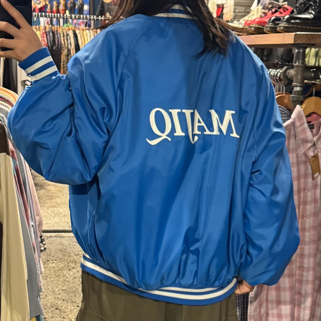 빈티지 USA 나일론 퀄팅 코치 점퍼 상품이미지5
