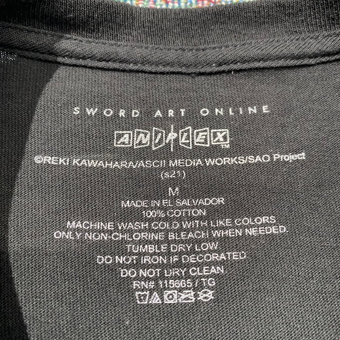 소아온 소드아트온라인 오피셜 애니메이션 티셔츠 상품이미지3
