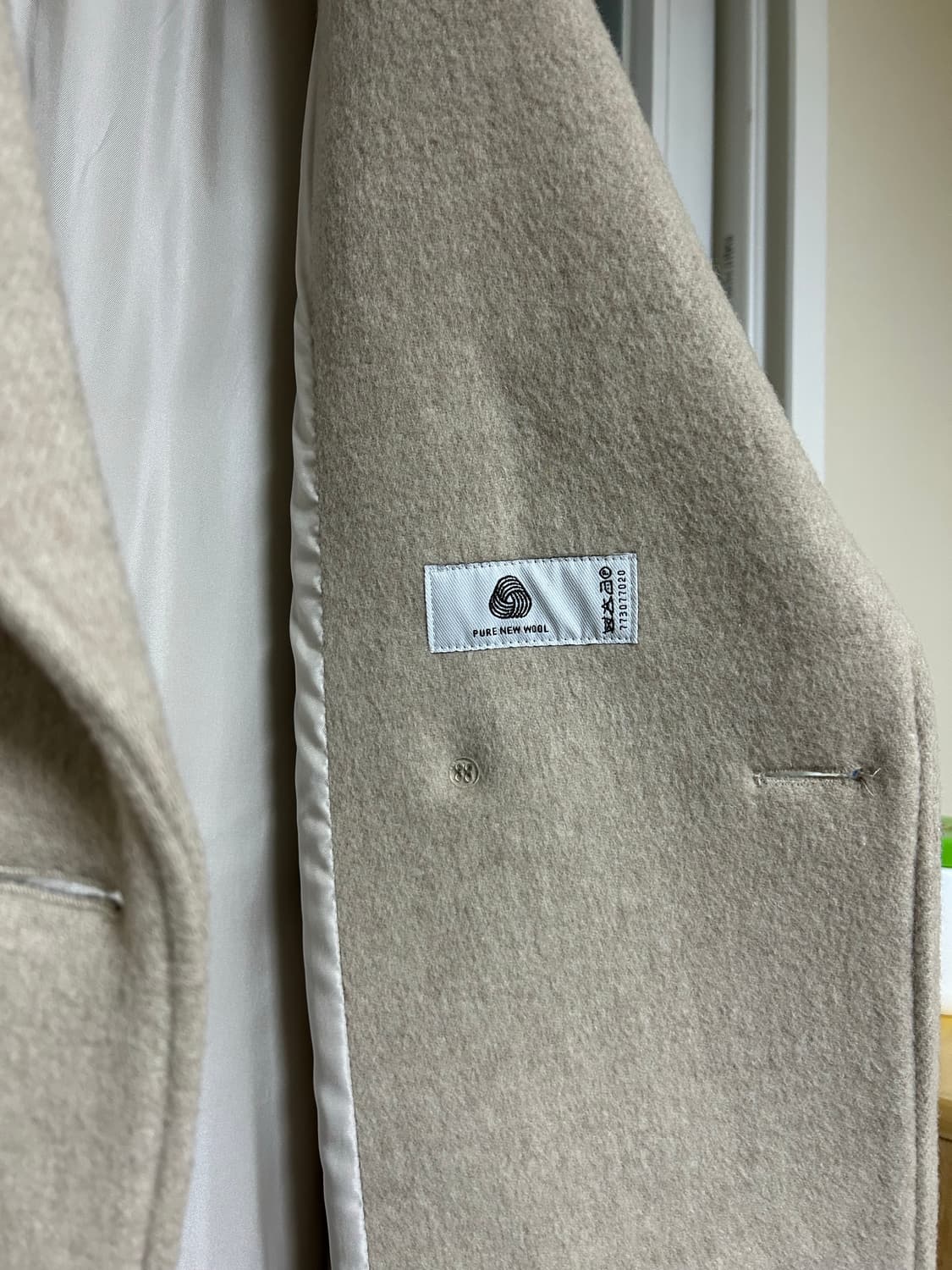 파사드패턴 울 캐시미어 벨티드 코트  상품이미지9