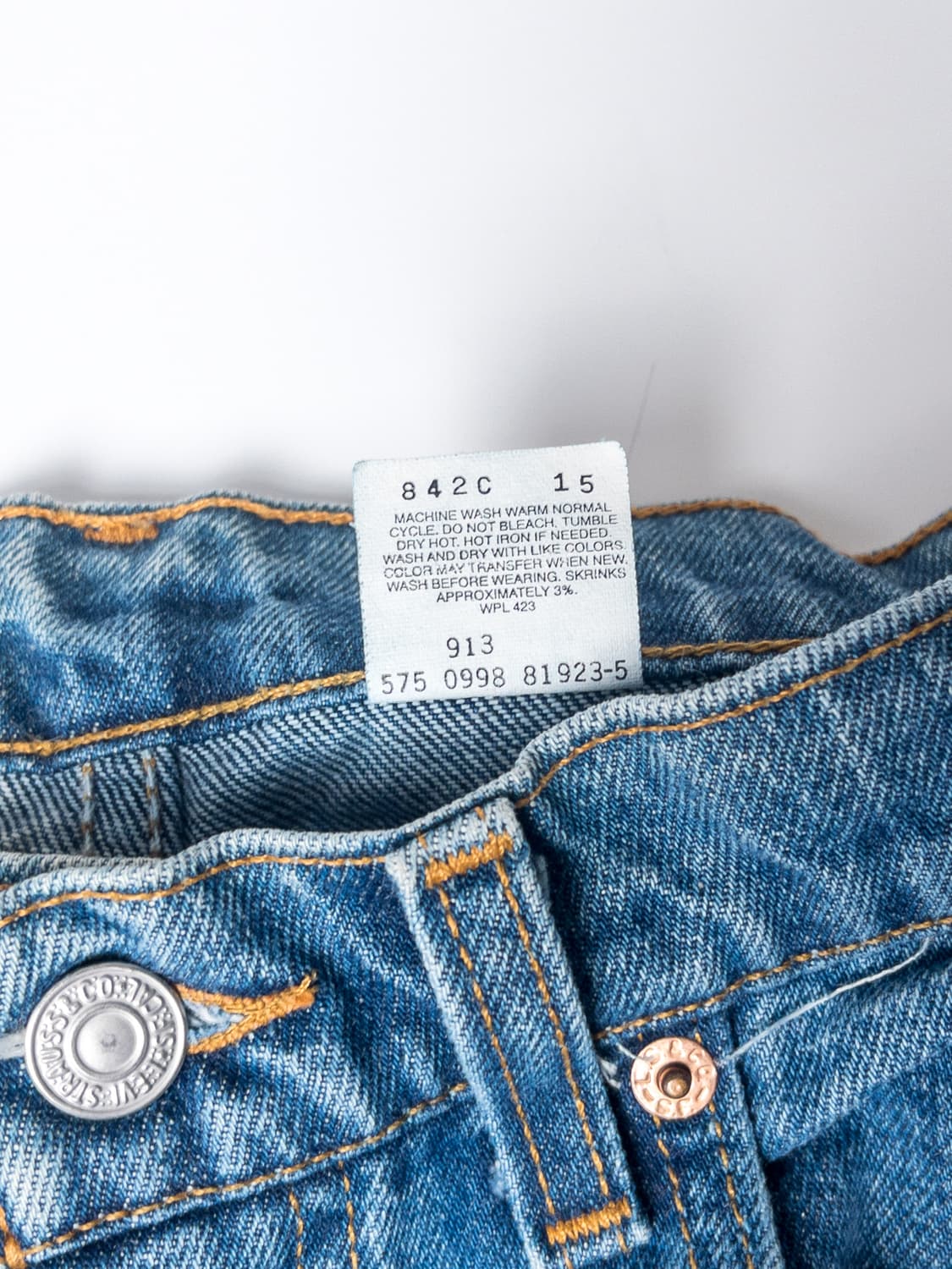 90's 미제 리바이스 569 라지 스트레이트 핏 29x32 상품이미지4