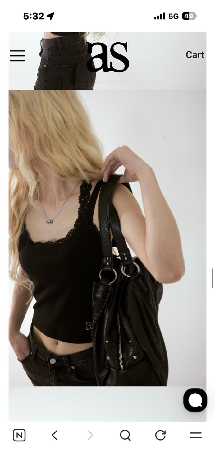 ason 애즈온 BONITA BIG BAG / BLACK 보니타 빅백 상품이미지6