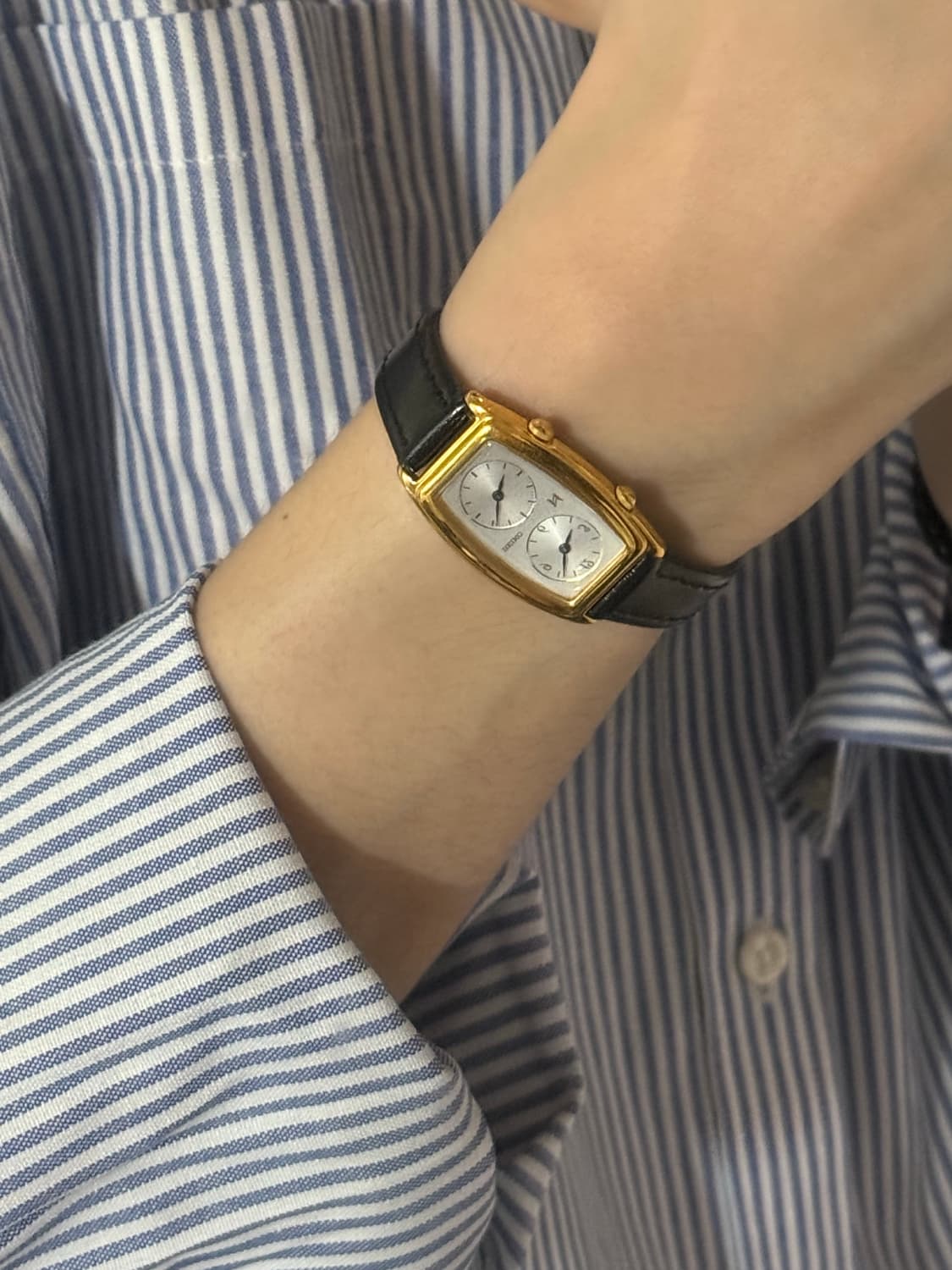 SEIKO 빈티지 Dual time여성 쿼츠 시계 상품이미지6