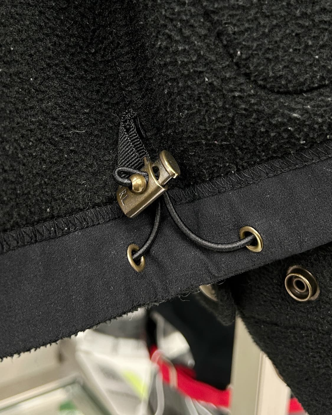 폴로 랄프로렌 00s 폴라텍 플리스 헤링턴 자켓 블랙 상품이미지6