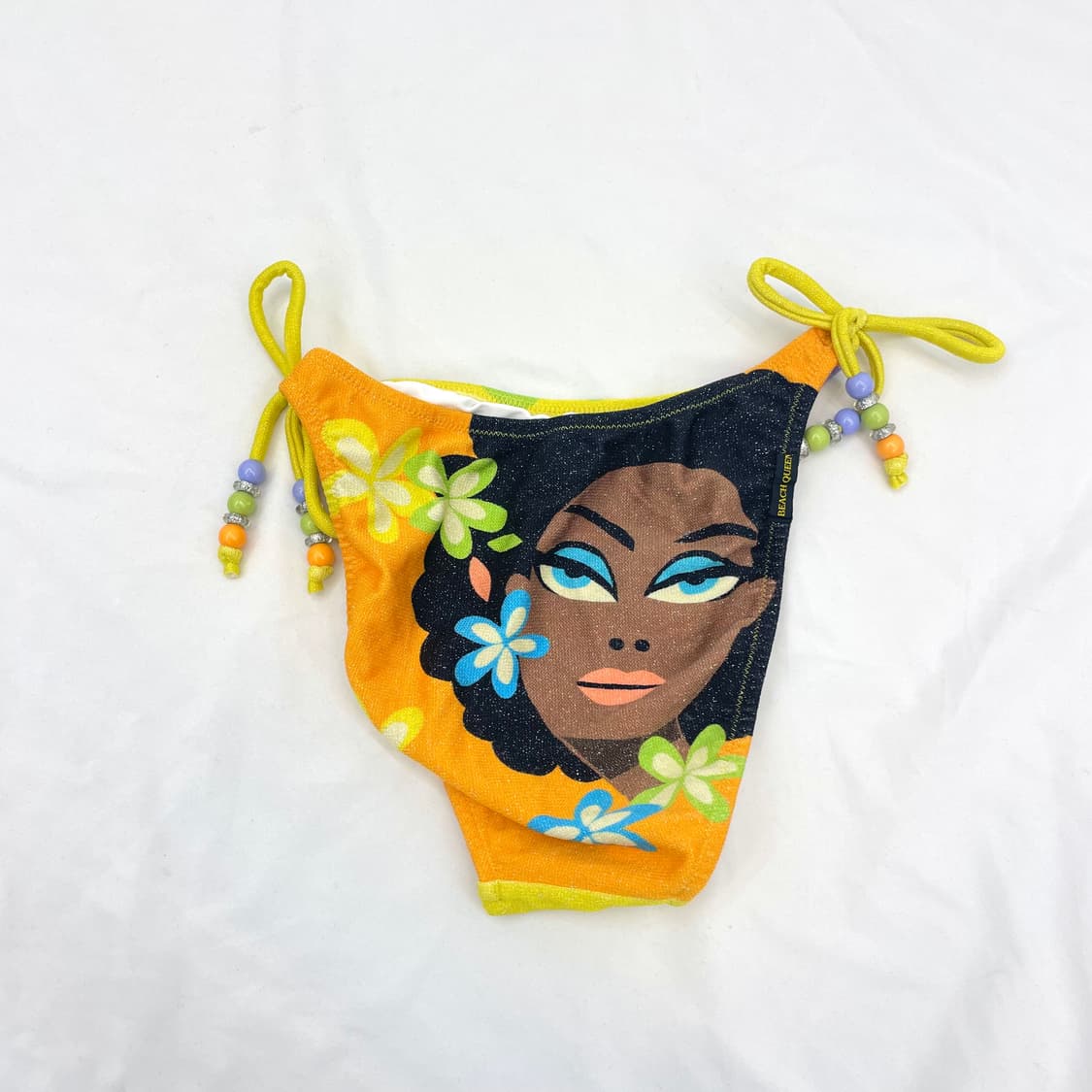 Gliter floral string bikini 상품이미지3