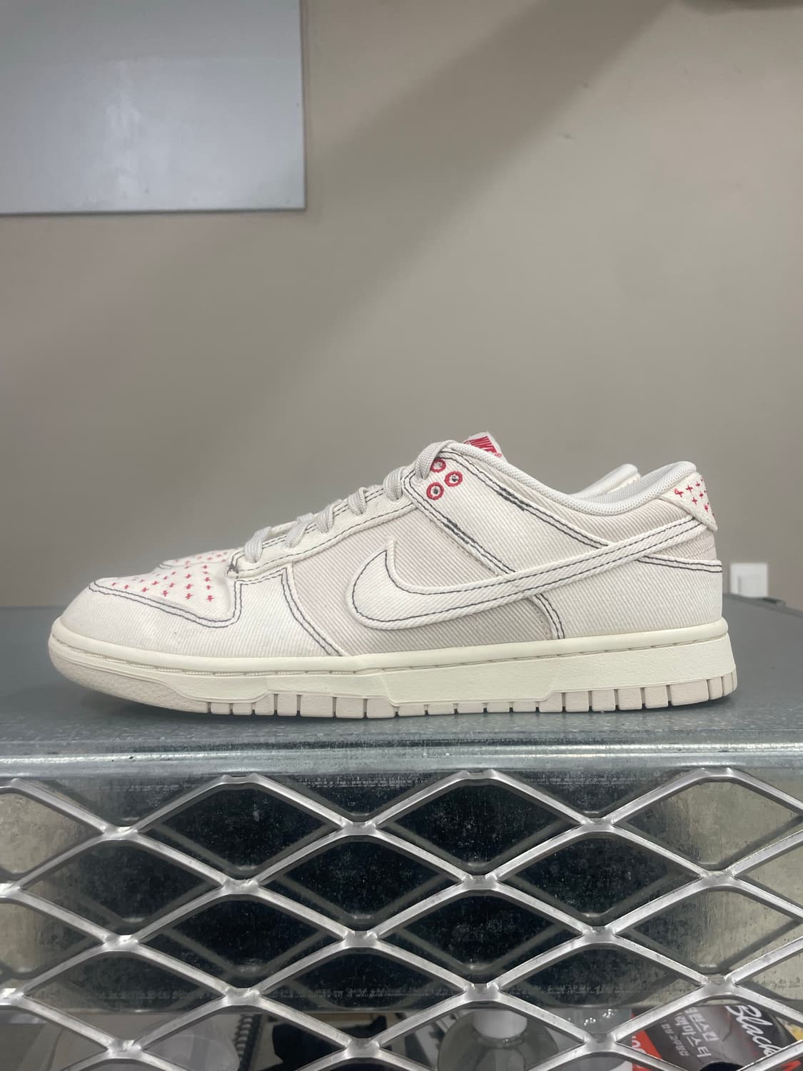 나이키 덩크 로우 베이지 레드 260 상품이미지1