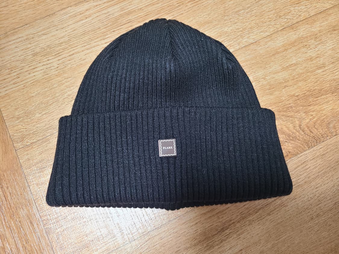 플레어업 니트 비니 (블랙) 상품이미지2