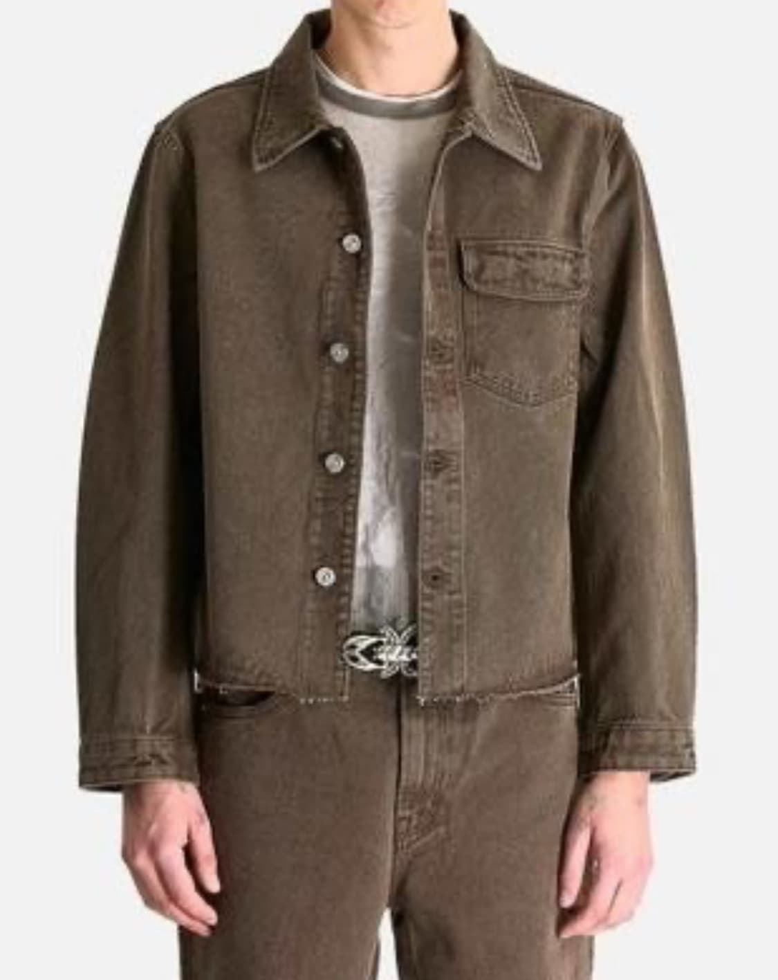 이워레가시 컷 리버스 자켓 브라운 48 상품이미지1