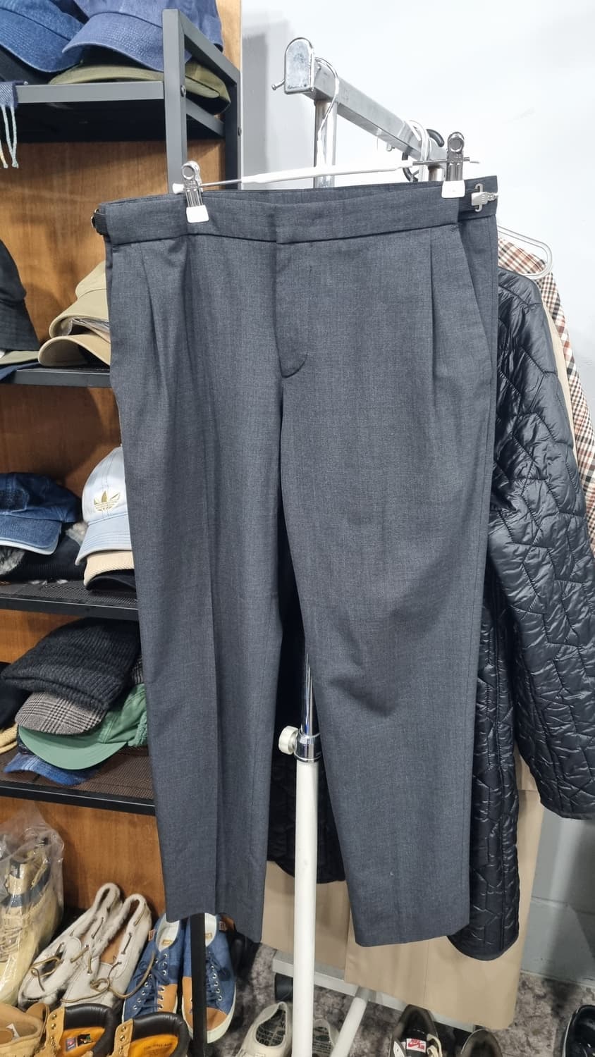 solid homme) 허리지퍼조절 정장바지 32적당 상태매우좋음 상품이미지1