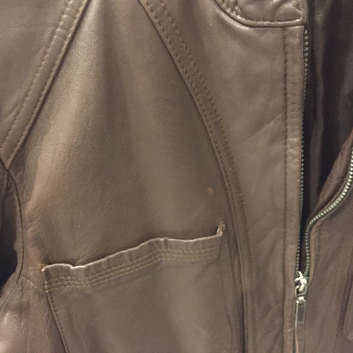 System 시스템 펑크 갸루 브라운 양가죽 자켓 상품이미지5