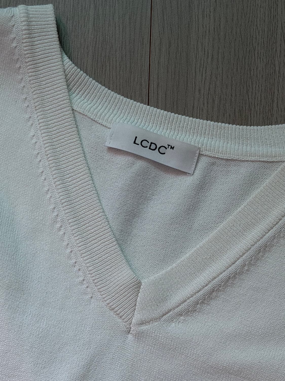 Lcdc tm 셔츠 디테일 나시 상품이미지1