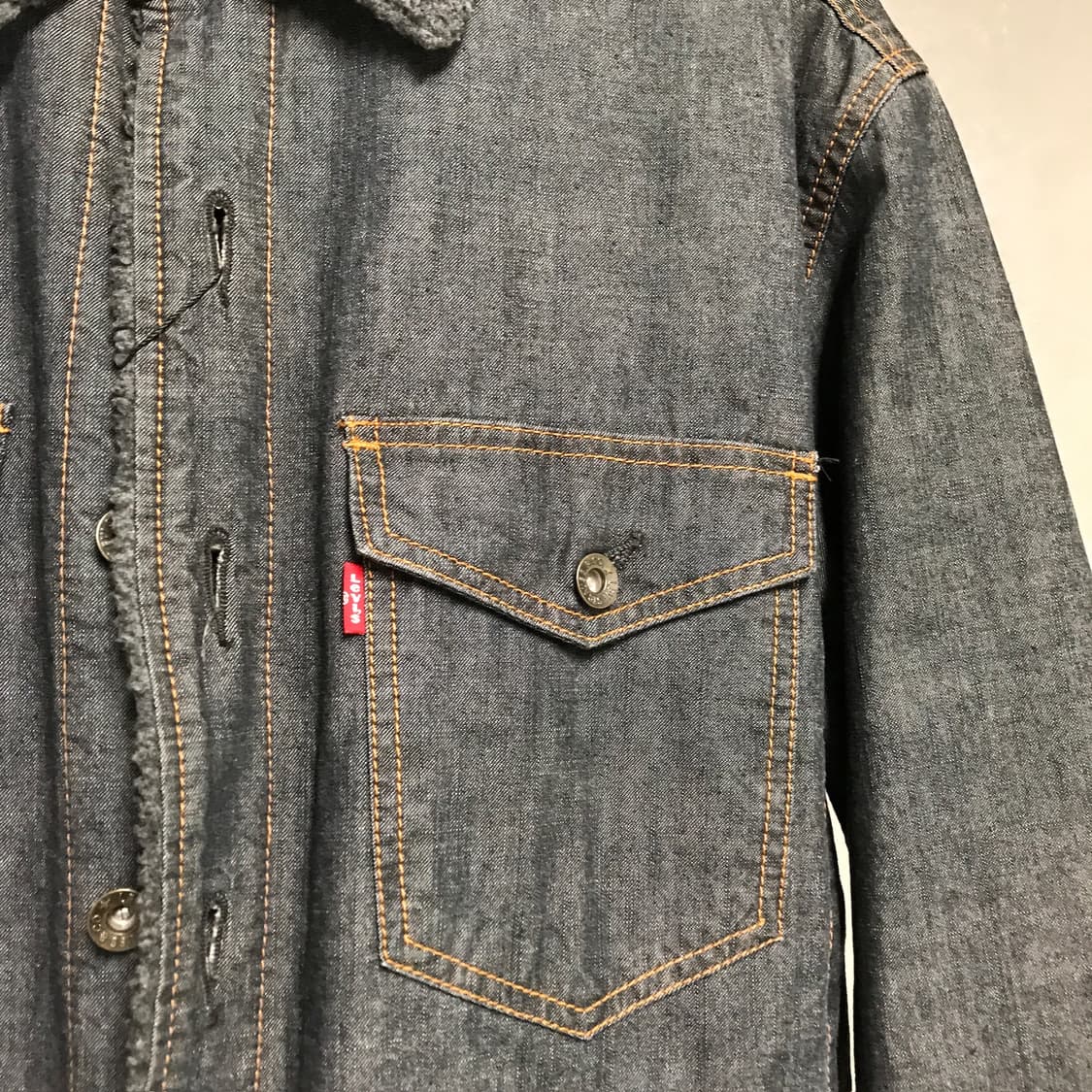 리바이스 쉐르파 흑청 M 상품이미지4