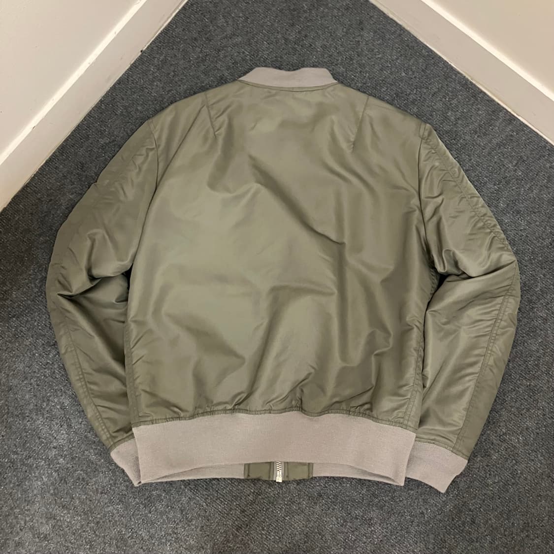 N114 쇼트 아메리칸콜리지 항공점퍼 ma1 상품이미지2