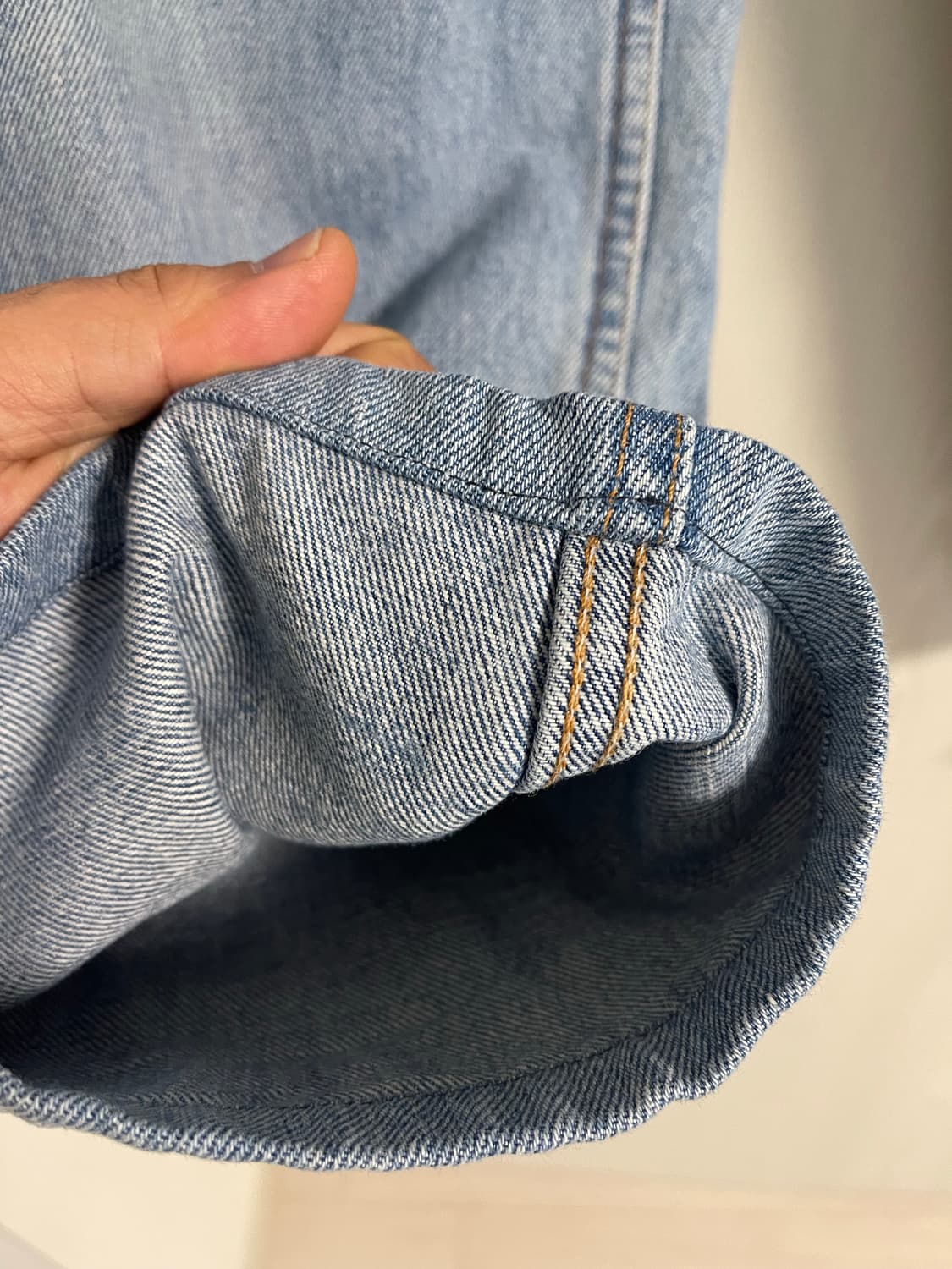 리바이스made in USA 560연청 데님청바지 34/34(기장수선) 상품이미지3