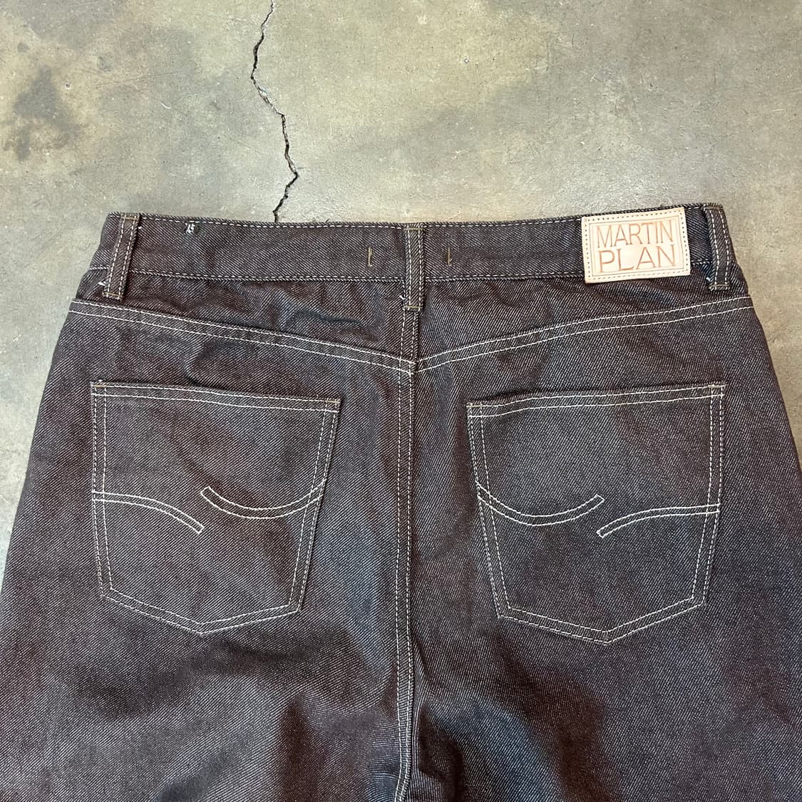 마틴플랜 브라운 디테일 팬츠 상품이미지3