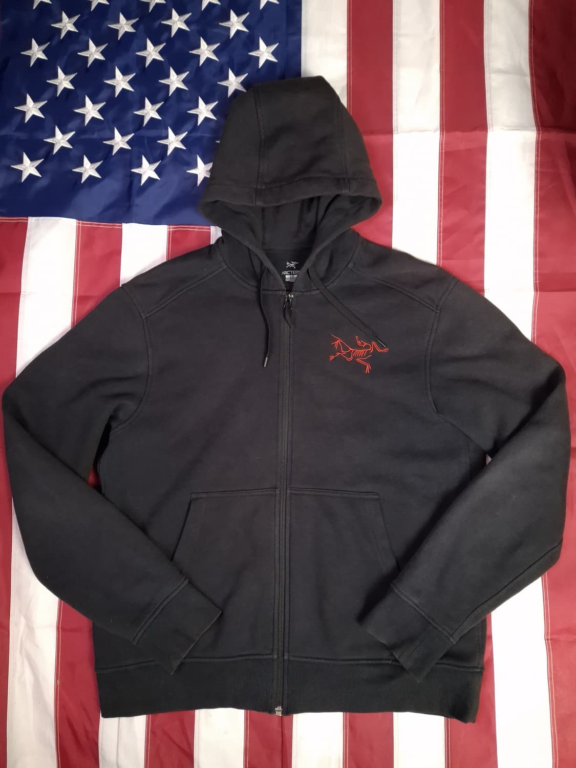 오리지날 아크테릭스 코튼 빅로고 후디티 상품이미지3