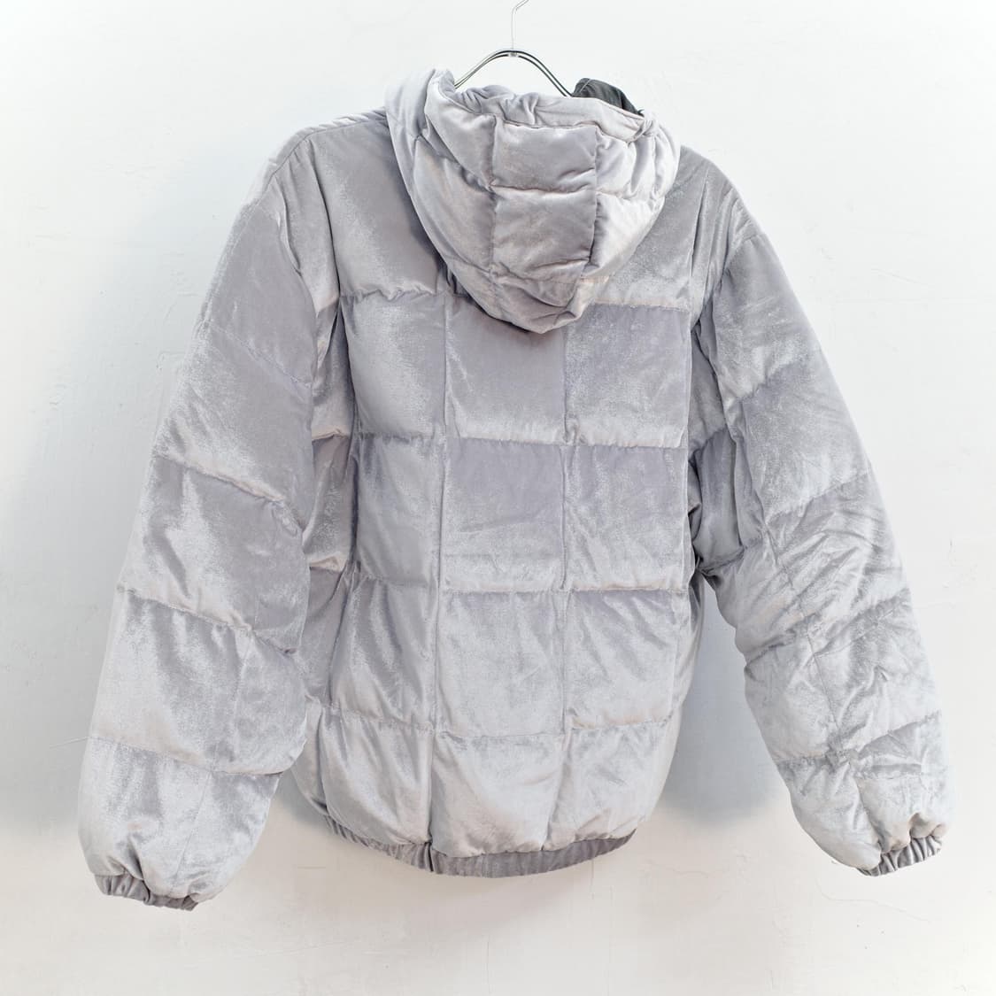 90's adidas velvet down puffer jacket 상품이미지7