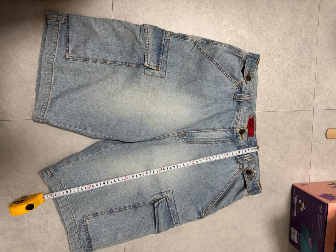 Levis 리바이스 레드탭 연청 워싱카고쇼츠 517 569 501 505 상품이미지6