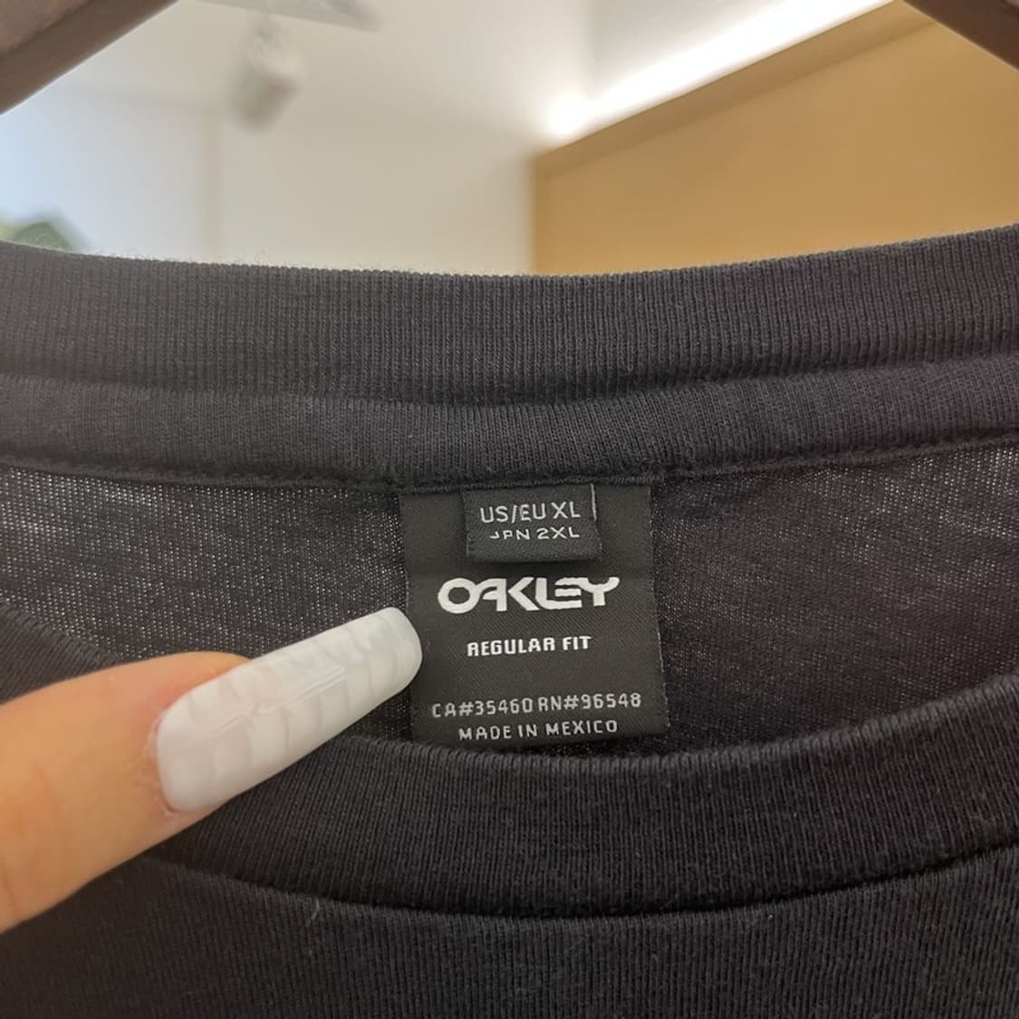 오클리 올드스쿨 빈티지 빅로고 롱슬리브 XL C10619 상품이미지5