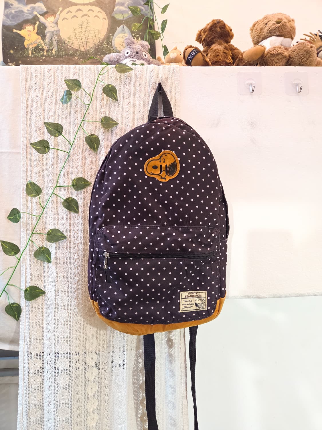 PEANUTS 스누피 도트 백팩 상품이미지1