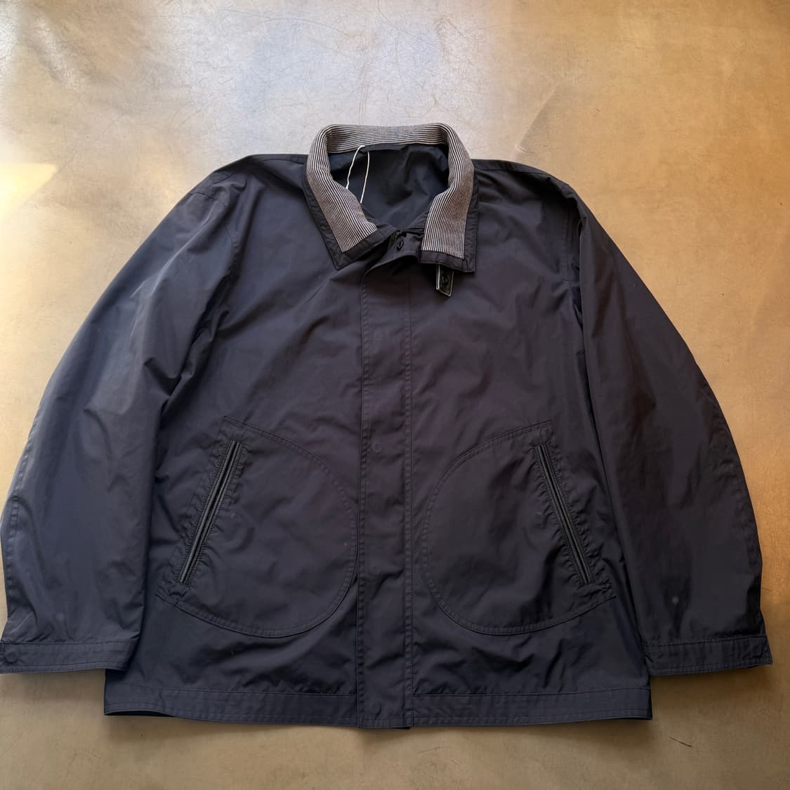 Z ZEGNA  레더 트리밍 나일론 자켓 상품이미지2