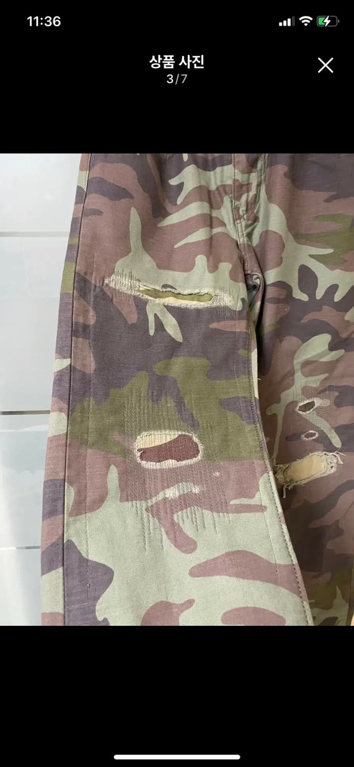 LEVIS 리바이스 하이볼 밀리터리 팬츠 28사이즈 상품이미지3