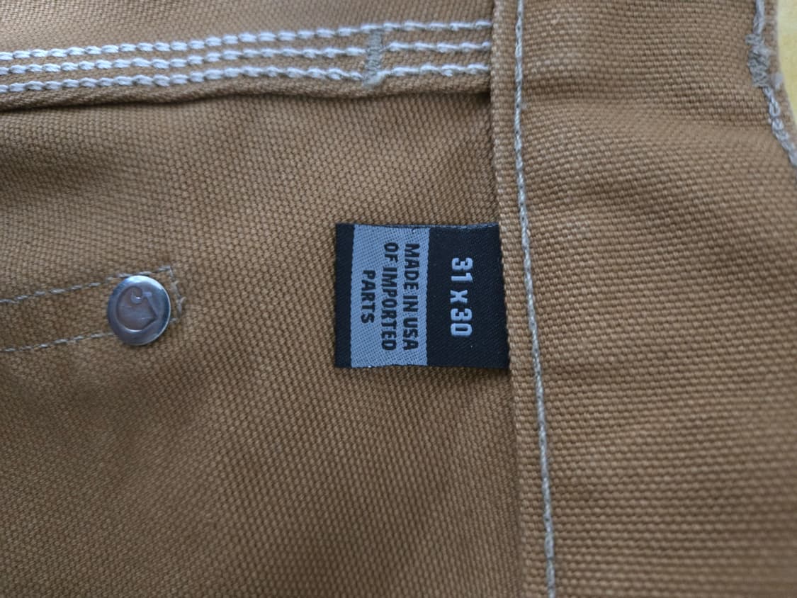 칼하트 b01 더블니 31x30 브라운 새상품 팝니다 상품이미지3