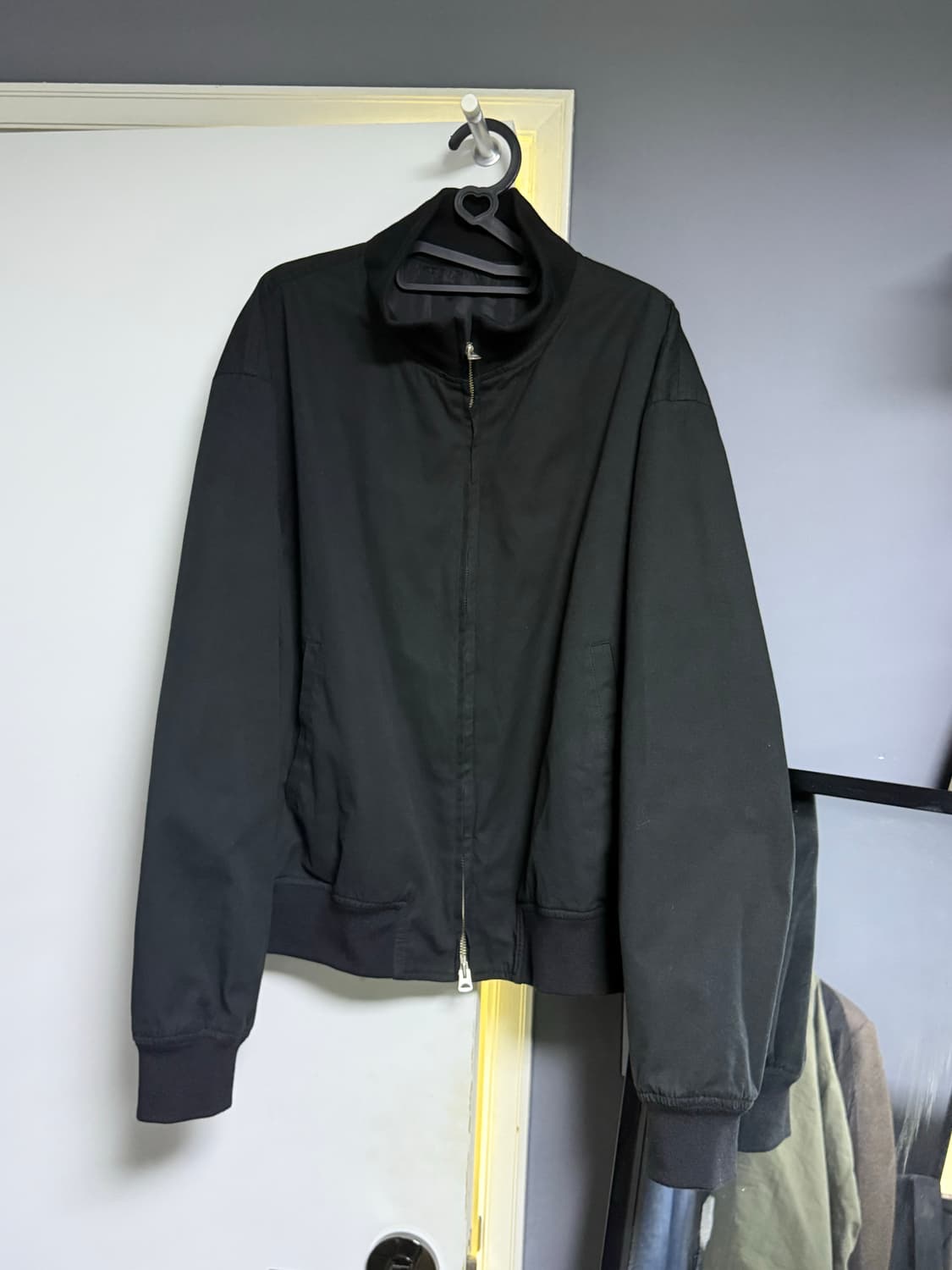 유스 워시드 코튼 트랙 자켓 M 상품이미지1