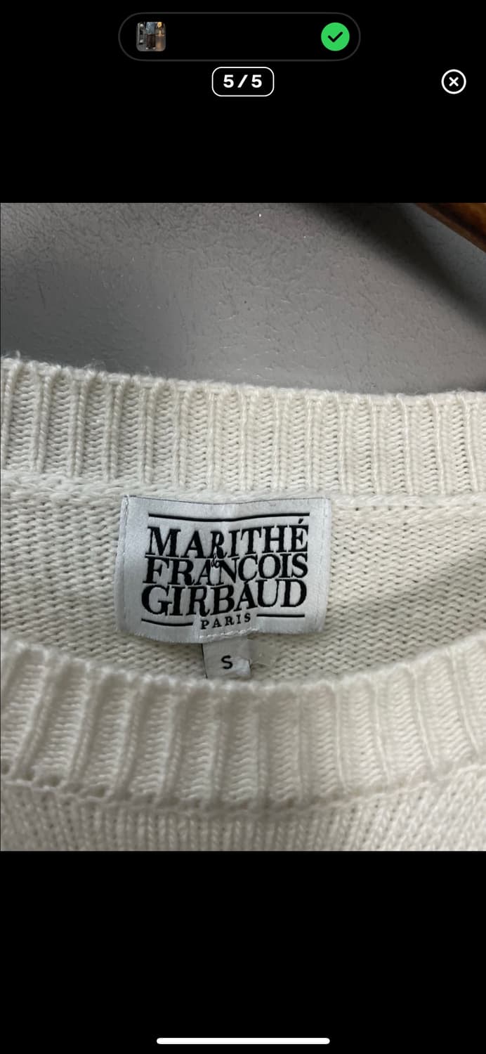 마리떼와 프랑소와 저버 클래식 로고 니트 A2931 상품이미지5