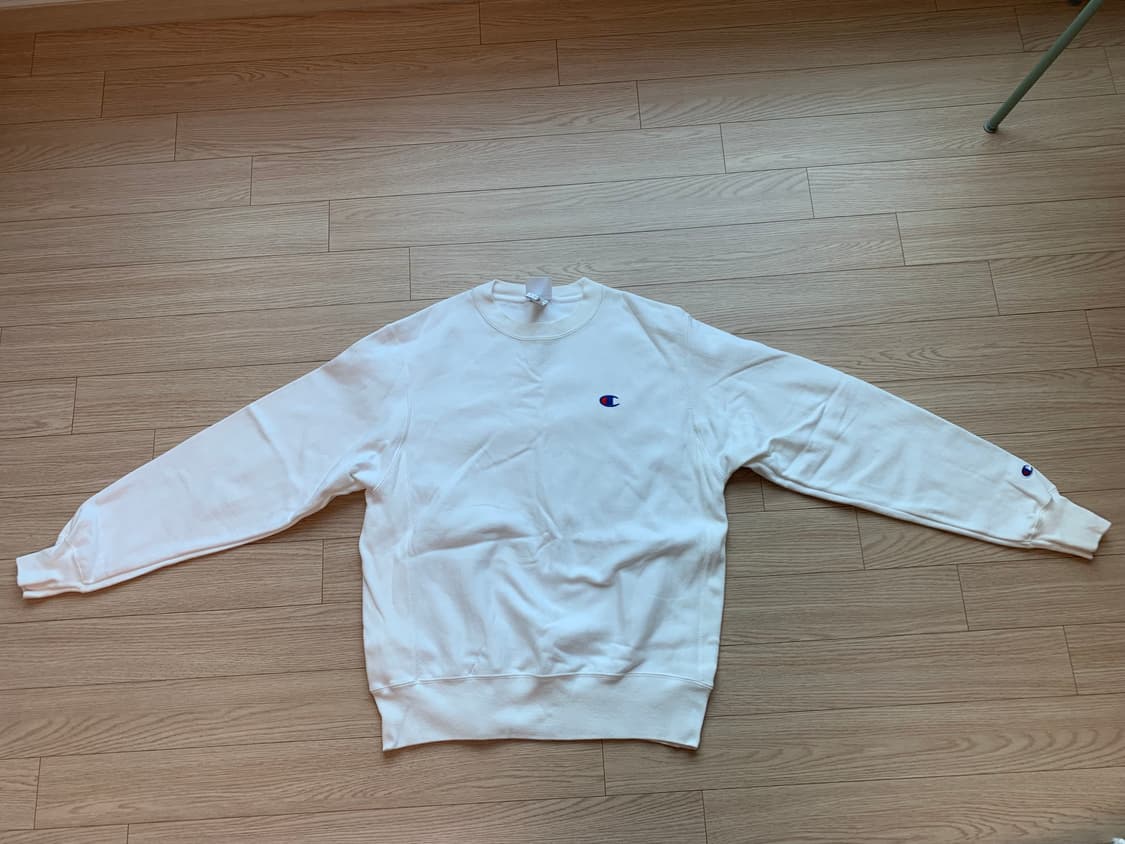챔피온 리버스 위브 맨투맨 흰색 M 상품이미지1