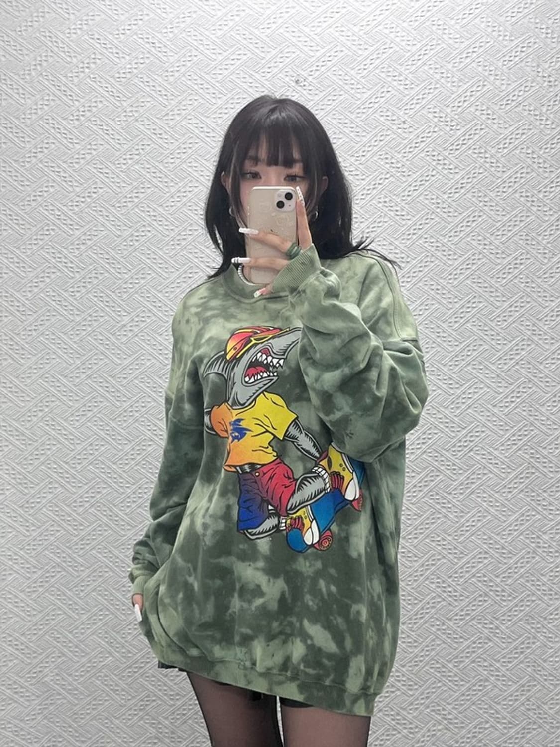 Maui&Sons 펑크 키치 타이다이 샤크 맨투맨 110 C10782 상품이미지2