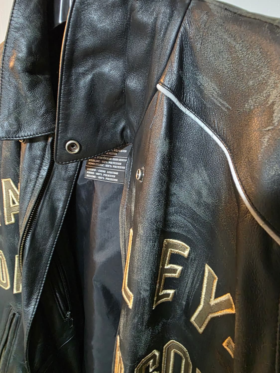 할리데이비슨 100주년 가죽 자켓 L 한국 105 XL 라이더 상품이미지4