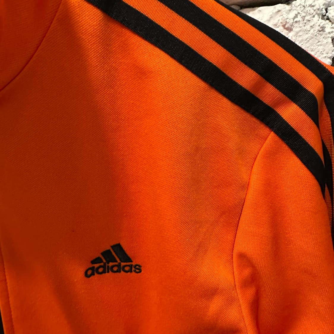 아디다스 오렌지 삼선 트랙탑 져지 상품이미지4