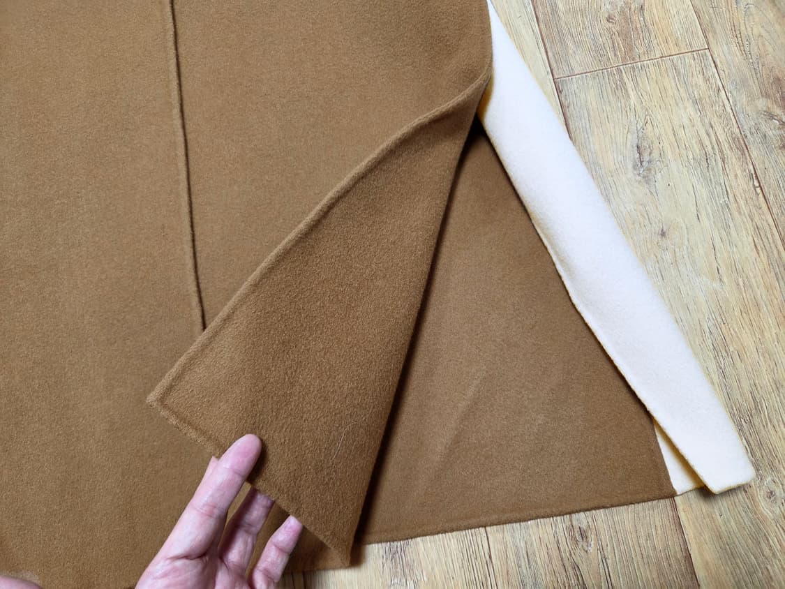 프론트로우(FRONTROW) 김나영 핸드메이드 퓨어울코트 프리사이즈 상품이미지9