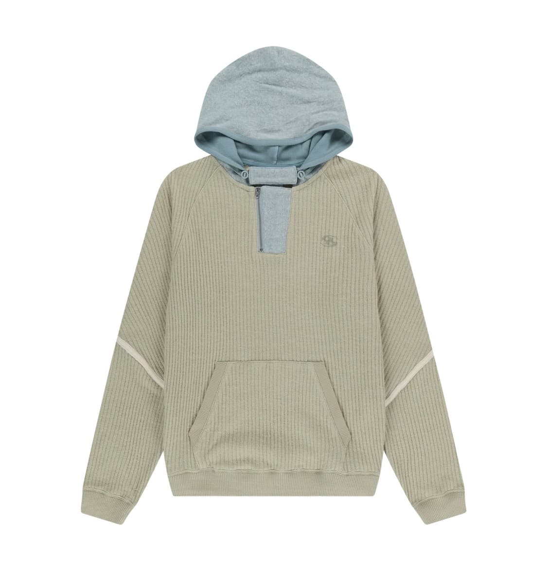 산산기어 리브드니트 후드티 상품이미지1