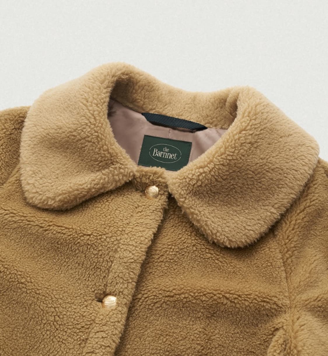 더바넷 캐롤 테디 울 코트 베이지 상품이미지5