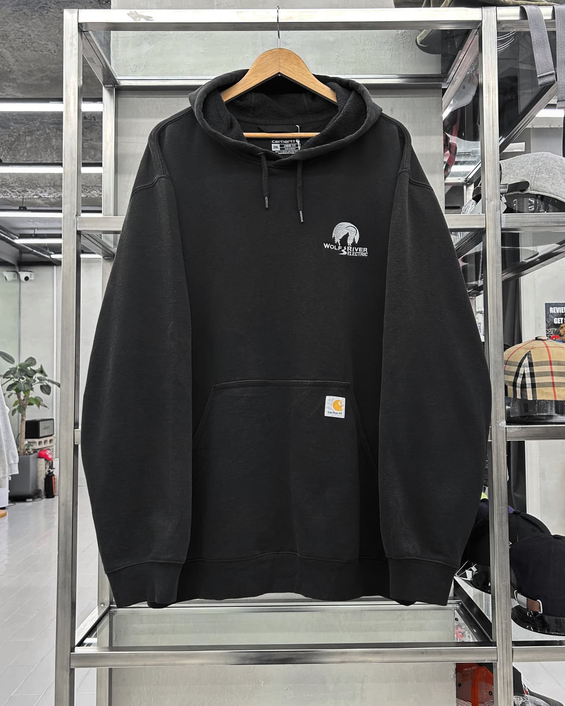 칼하트 WOLF RIVER 울프 리버 루즈핏 스웻 후드티 상품이미지1