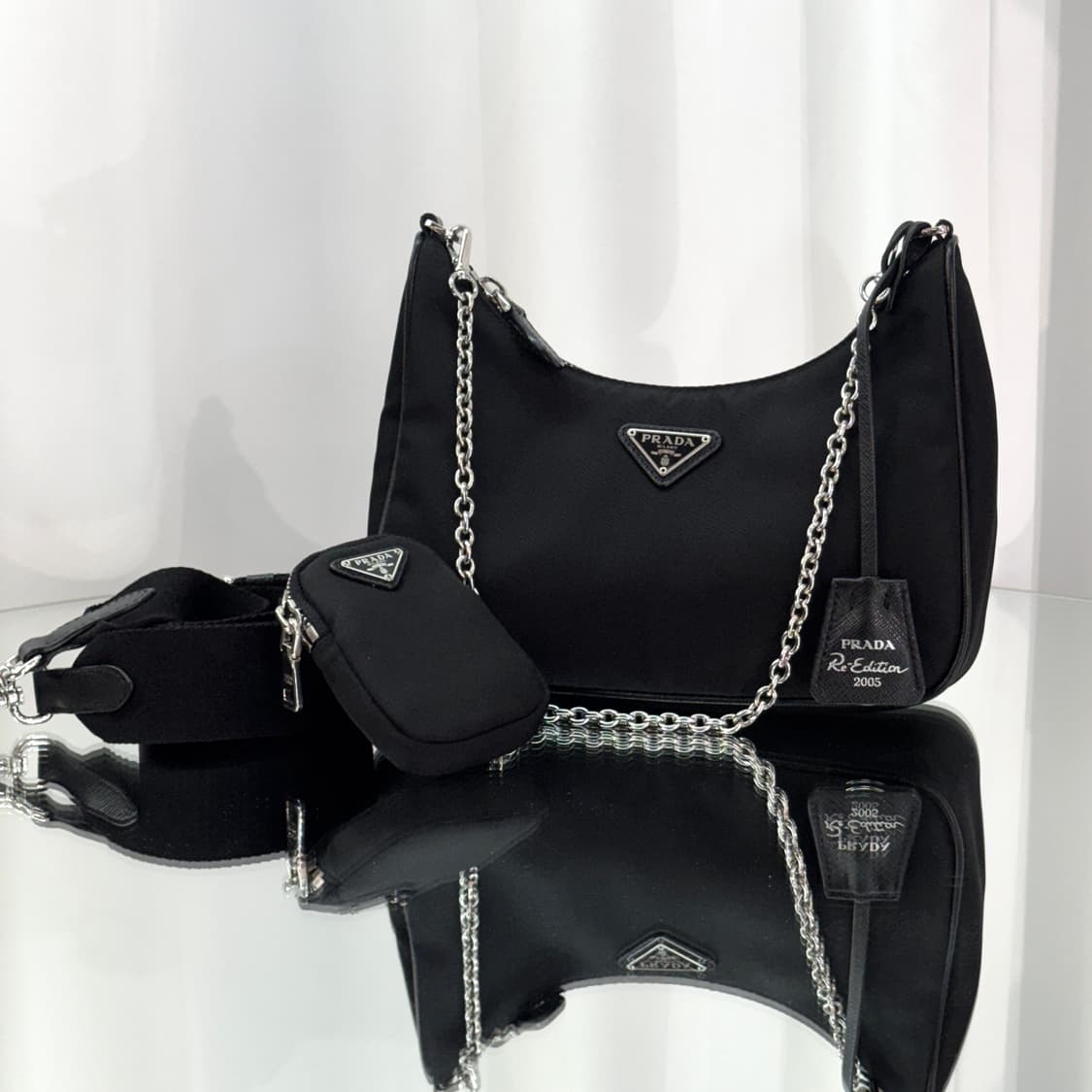 [정품] 프라다 리나일론 2005 리에디션 테수토 호보백  상품이미지2