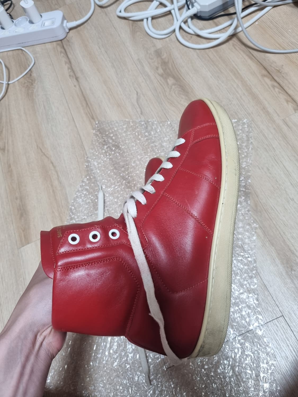 생로랑 하이탑 레드 상품이미지4