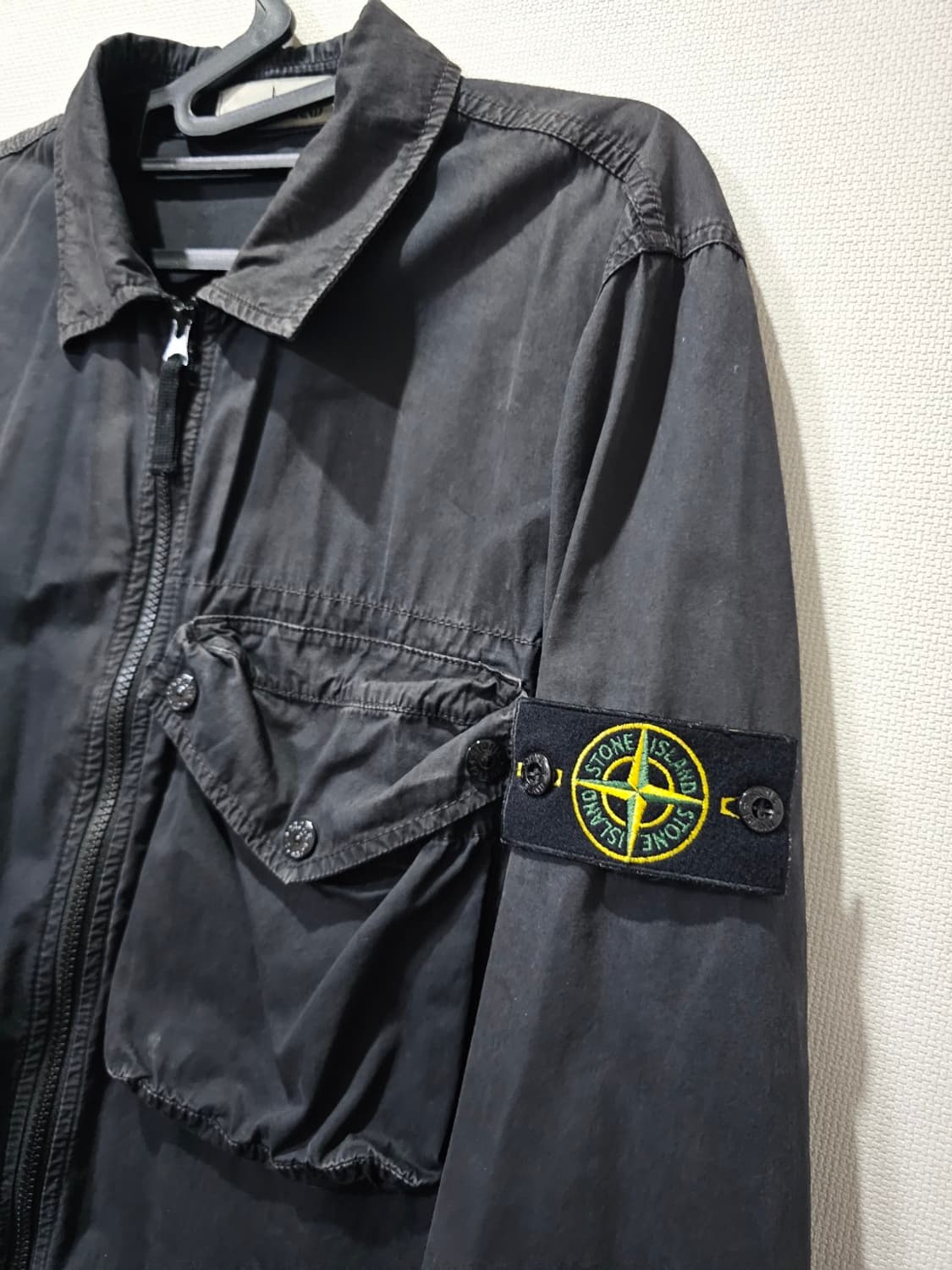 정품 스톤아일랜드 117WN 올드이펙트 오버셔츠 L / 100 상품이미지2