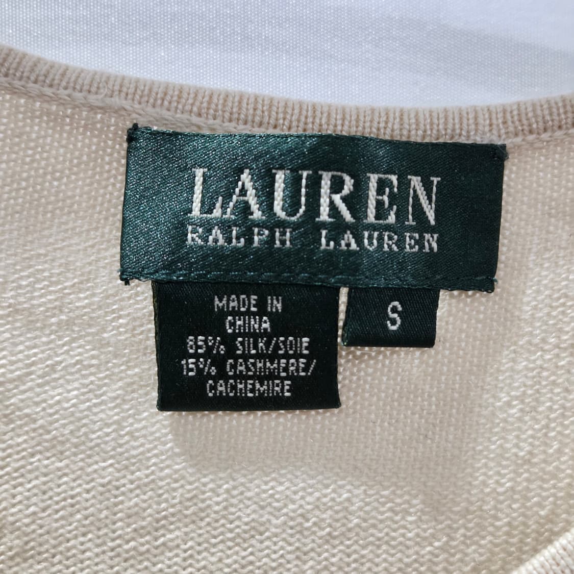 로렌랄프로렌 우먼 캐시미어 블랜드 실크 니트 가디건 S 상품이미지3