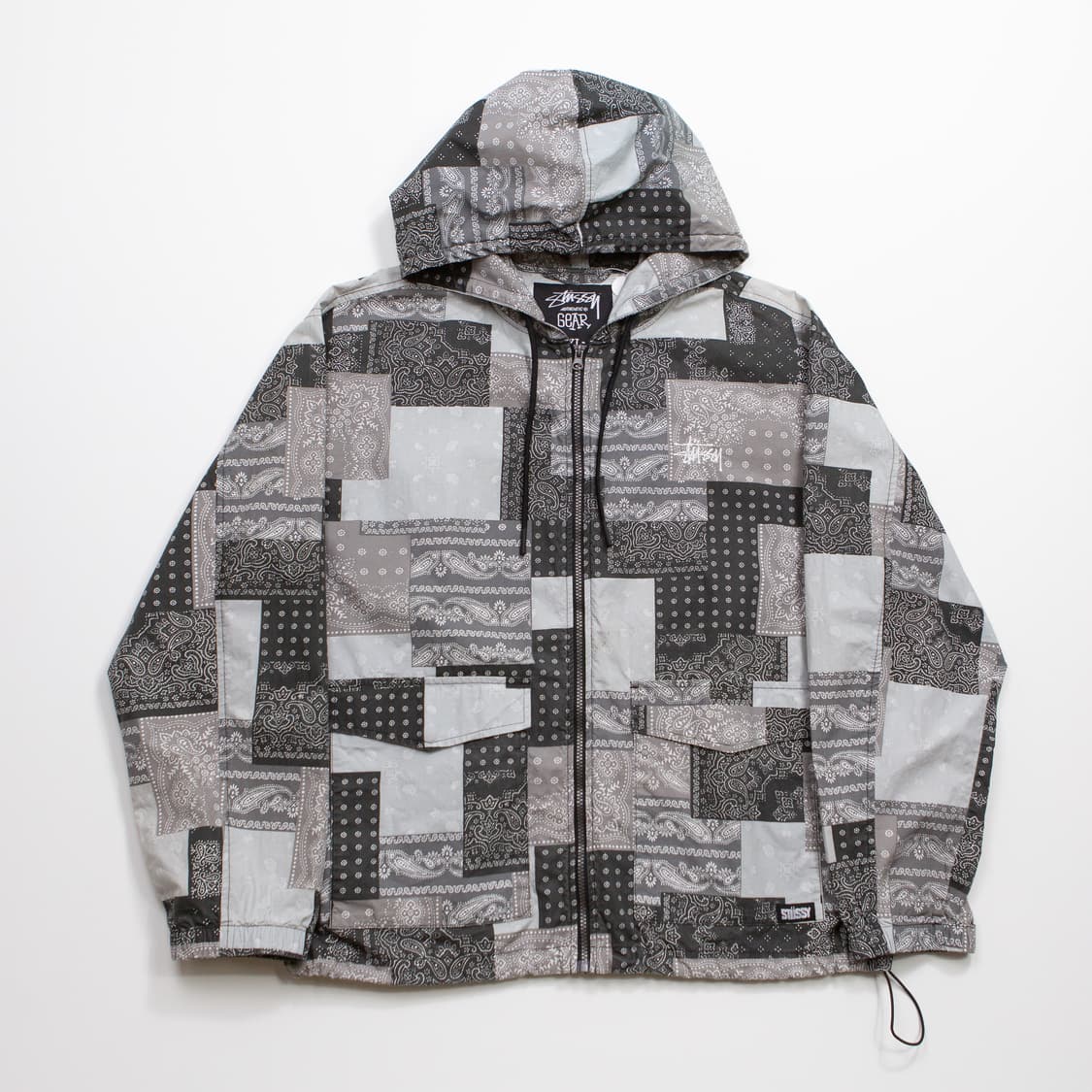 00s 스투시 페이즐리 후디드 자켓 상품이미지1