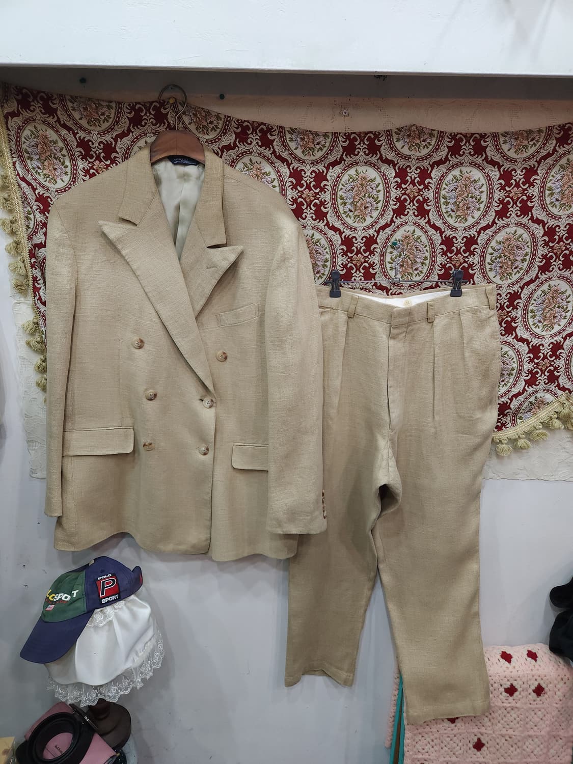 폴로 랄프로렌 90s 린넨 정장 셋업  세트

 상품이미지1