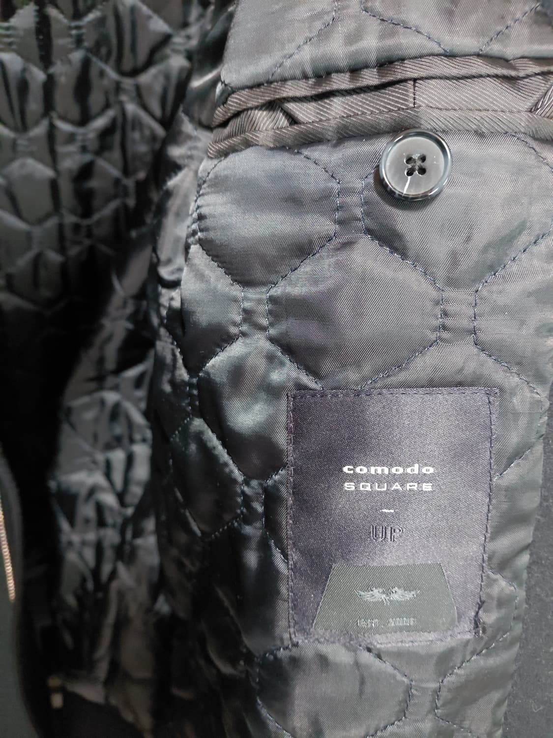 [코모도스퀘어]누빔 안감 울 블루종 100~105사이즈 상품이미지4