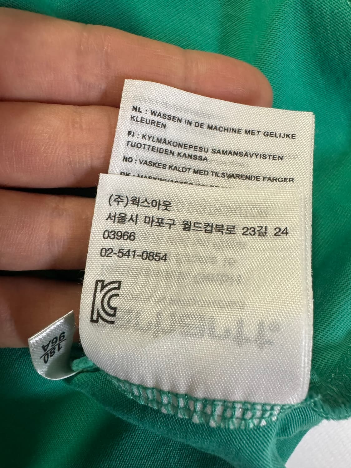 칼하트 반팔 청녹 티셔츠(L사이즈) 상품이미지5