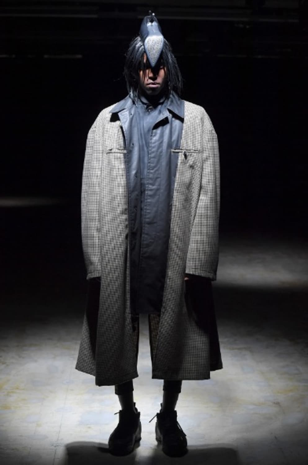 꼼데가르송 옴므 플러스 21fw 인사이드아웃 코트 L 상품이미지1