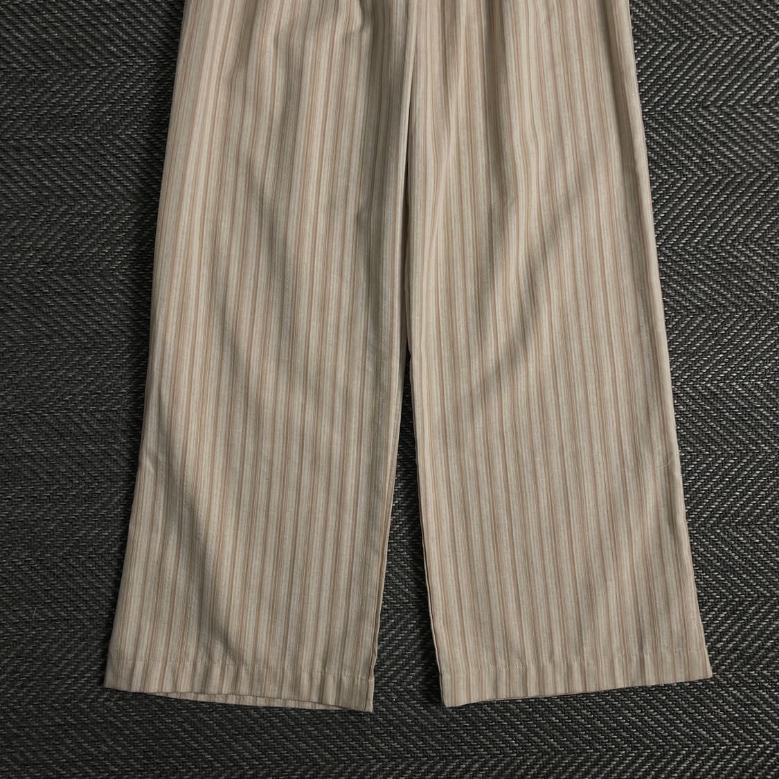 빈티지 스트라이프 와이드핏 우븐 트랙팬츠o 3215 상품이미지2