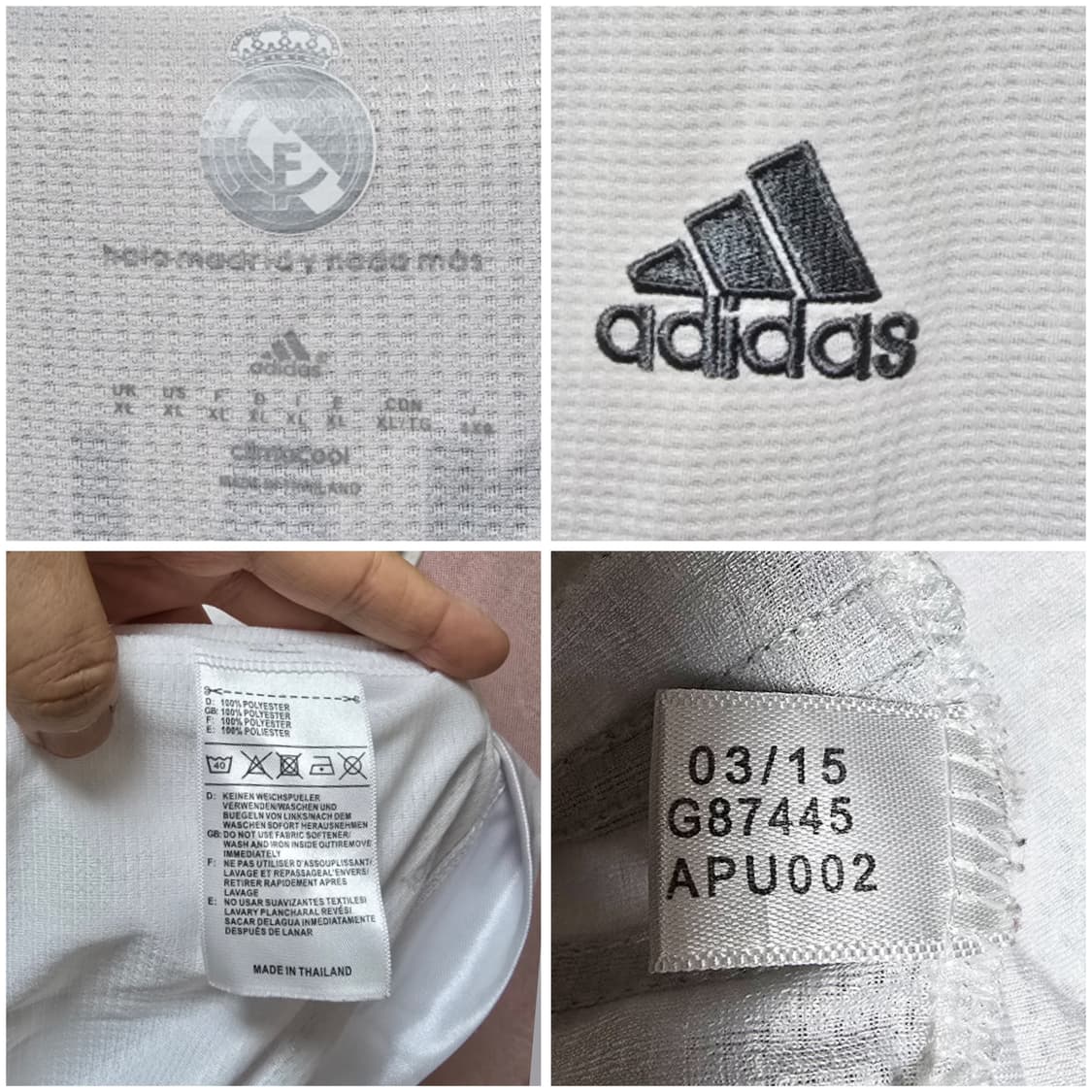 레알마드리드 2015-2016 호날두 긴팔 상품이미지3