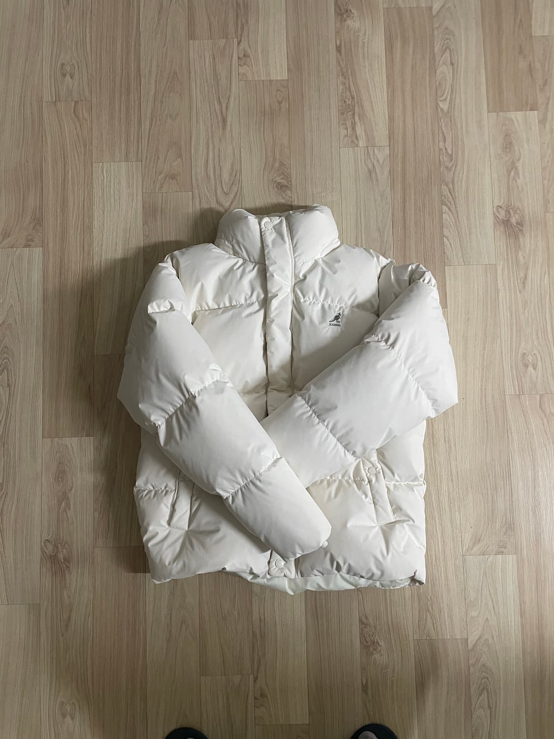 캉골 화이트 패딩 M 상품이미지4