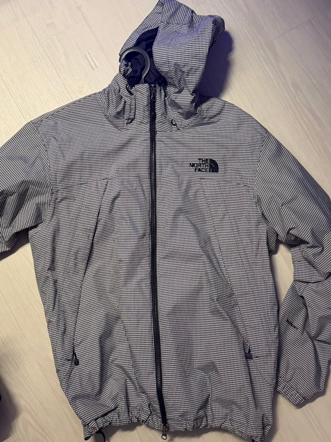 희귀 대장 노스페이스 체크 바람막이 m 상품이미지2